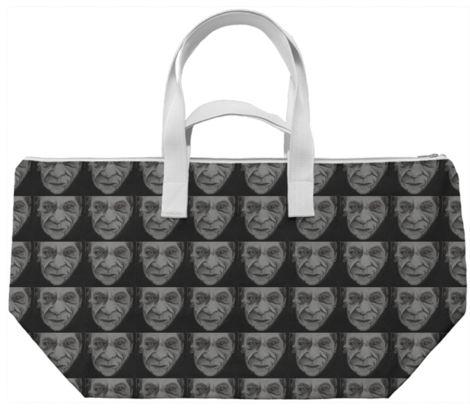 Black and White Face Multi Weekend Bag