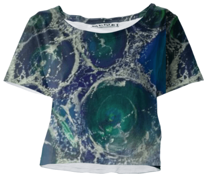 Turbulence Womens Crop Tee