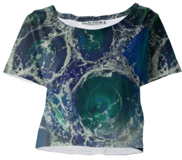 Turbulence Womens Crop Tee