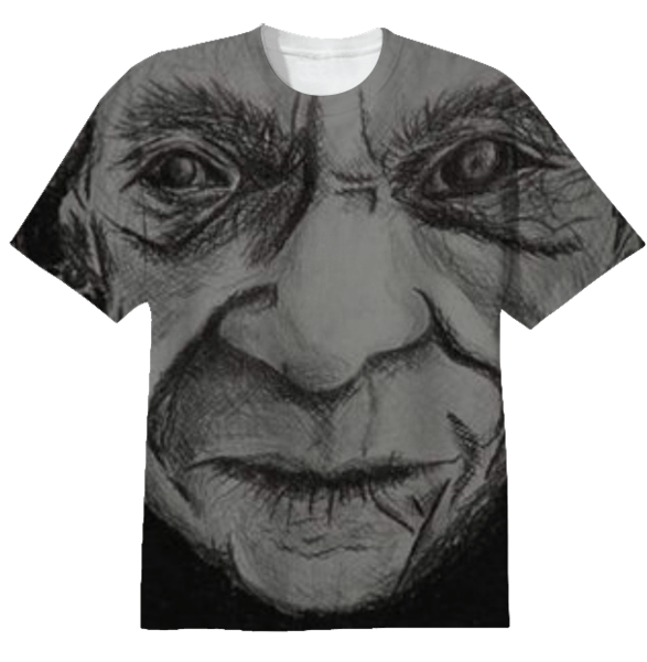 Black and White Face T-shirt